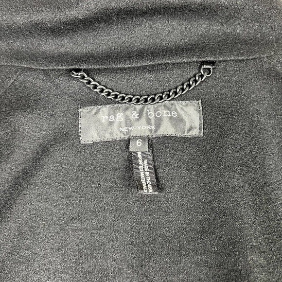 Rag & Bone Club Wool Single-Button Jacket Coat - Picture 12 of 13